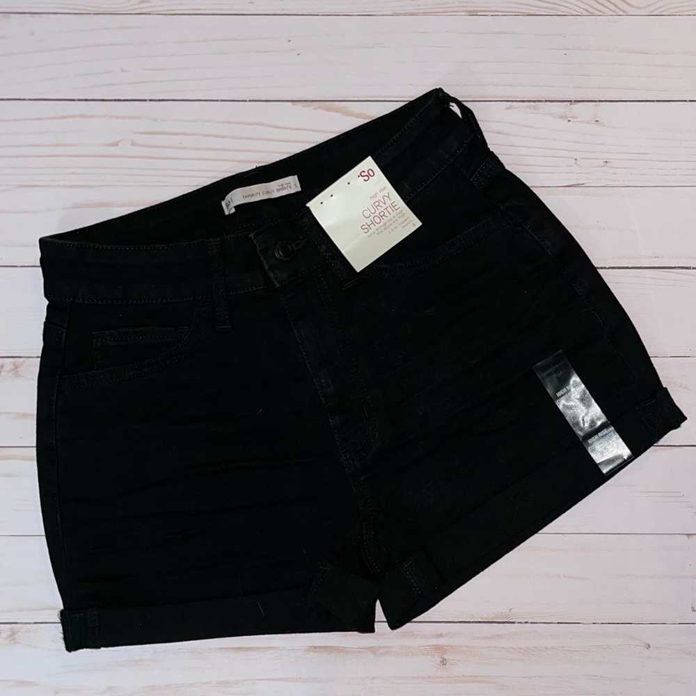 High rise shorts